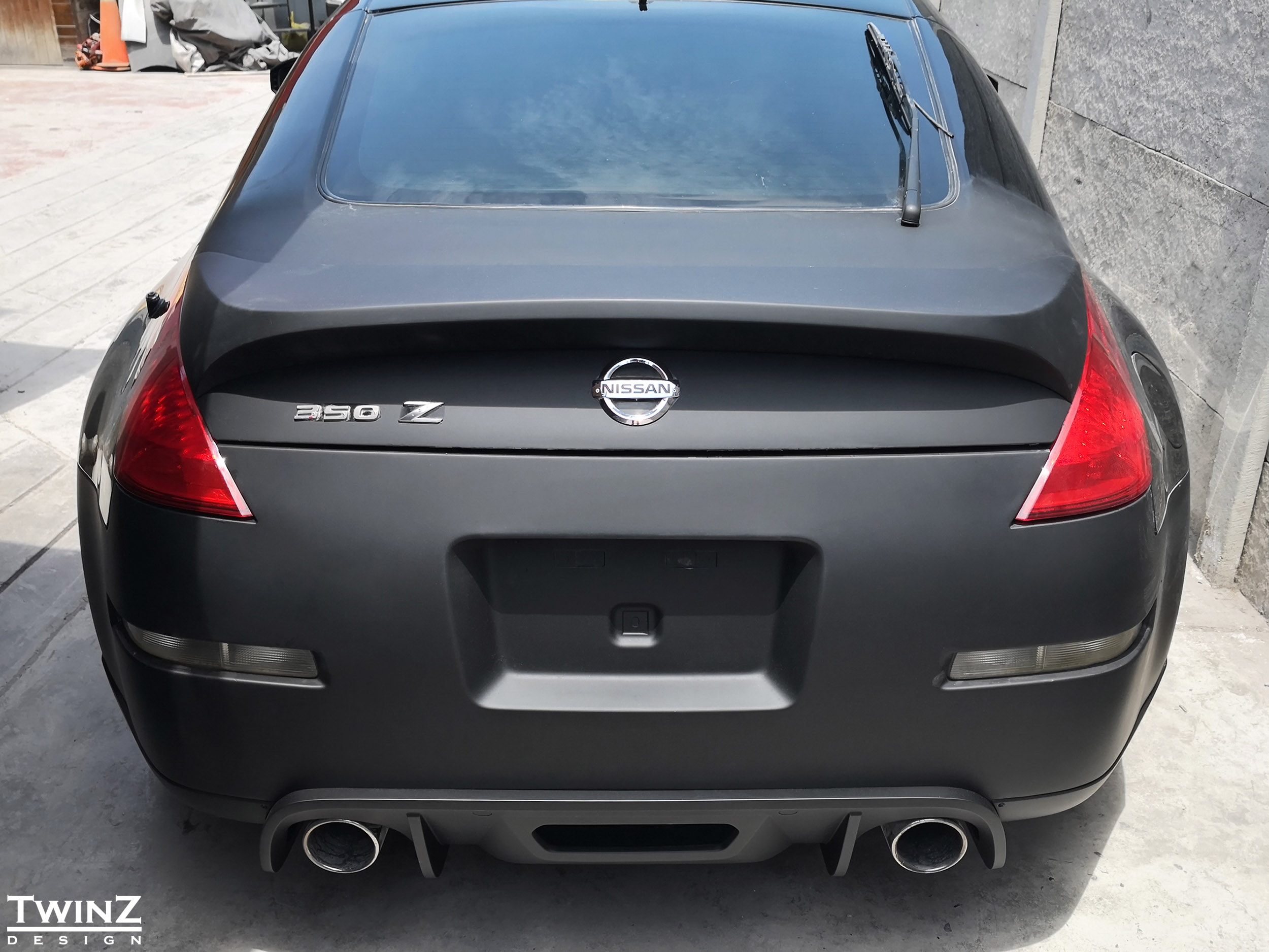 350z on sale rear valance